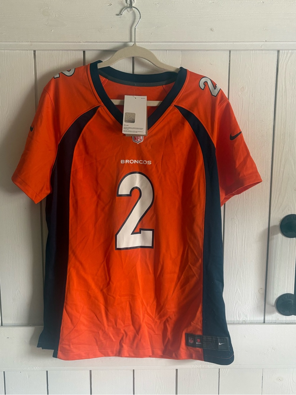 NFL Denver Broncos Orange & Navy Women's Jersey Surtain #2